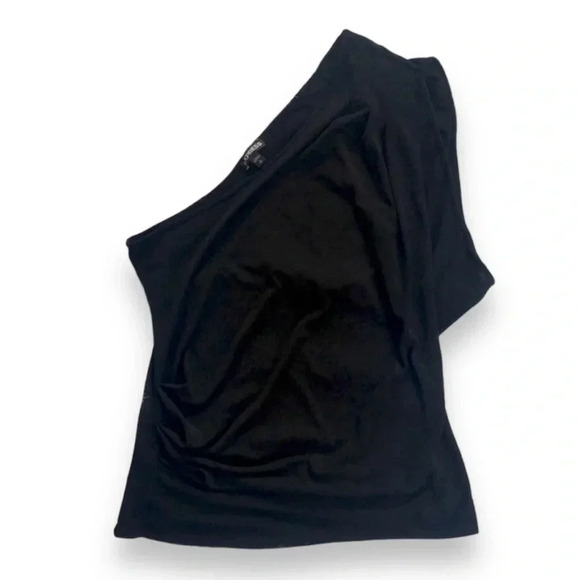 Express Black One Shoulder Top - Picture 1 of 3